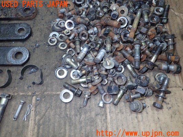 3UPJ=9230600720]三菱ジープ(J53)ネジ・ナット・ステー類 セット ジャンク_5
