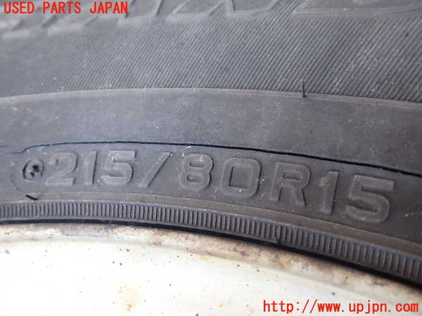 1UPJ-9230609026]三菱ジープ(J53)タイヤ　ホイール　1本① 215/80R15 中古_4