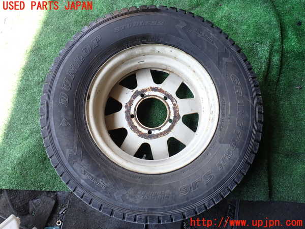 1UPJ-9230609029]三菱ジープ(J53)タイヤ　ホイール　1本④ 215/80R15 中古_4