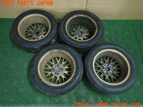 3UPJ=9230610916]起亜(KIA) ビガート(VIGATO)(型式不明)BBS RG-F RG357 タイヤホイール 15×6.5J +37 PCD100 4穴 4本 中古_5