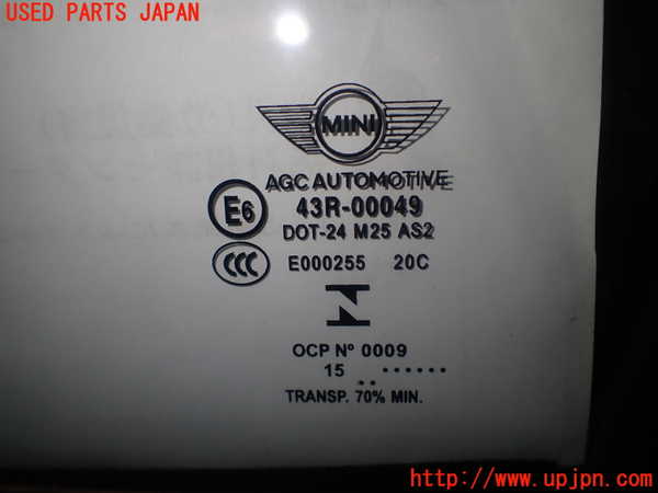 1UPJ-9230621260]BMW ミニ(MINI)クーパーS F55(XS20)左前ドア ジャンク AGC M25 43R-00049_4