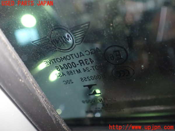 1UPJ-9230621290]BMW ミニ(MINI)クーパーS F55(XS20)右後ドア 中古 AGC M188 43R-00048_4