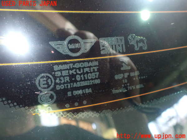 1UPJ-9230621566]BMW ミニ(MINI)クーパーS F55(XS20)バックドア リアゲート ハッチ 中古 SAINT-GOBAIN SEKURIT M23100 43R-011057_4