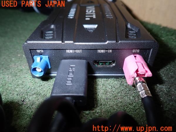 3UPJ=9230630512]アウディ Q4 スポーツバック e-tron(FZEBJ)VISIT ELA-H2 HDMI INPUT ADAPTER ミラーリング CarPlay AndroidAuto 中古_3