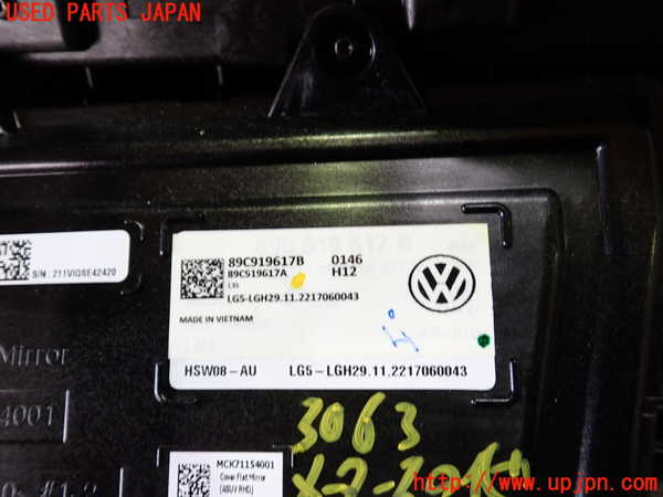 2UPJ-9230636239]アウディ・Q4 スポーツバック e-tron(FZEBJ)メーター・その他 中古_3