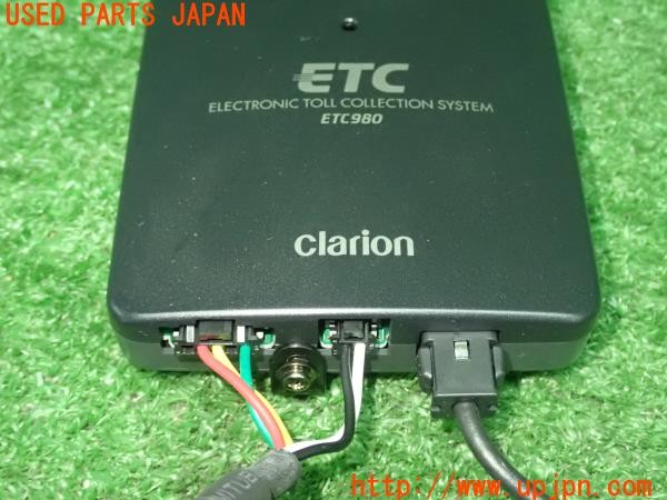 3UPJ=9230640503]アウディ TT クーペ(8JCCZF)Clarion クラリオン ETC980 ETC車載器 中古_4