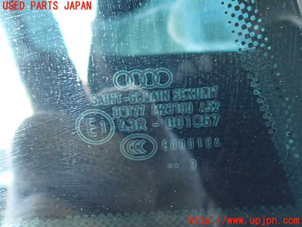 2UPJ-9230641380]アウディ・TT クーペ(8JCCZF)右クォーターガラス (43R-001057 M23100) 中古_2