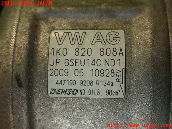 2UPJ-9230646025]アウディ・TT クーペ(8JCCZF)エアコンコンプレッサー 中古_3