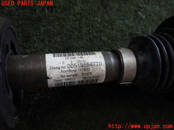 2UPJ-9230654010]フィアット・500(31209)右フロントドライブシャフト 中古_4