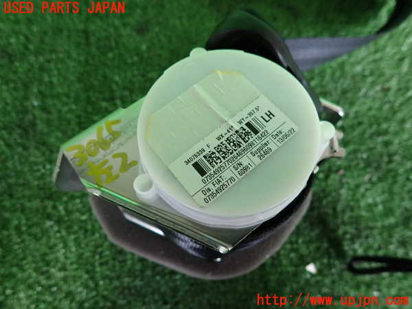 2UPJ-9230657185]フィアット・500(31209)左2列目シートベルト 中古_2