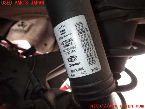 2UPJ-9230665075]フィアット・500(31209)左リアショックアブソーバー 中古_2