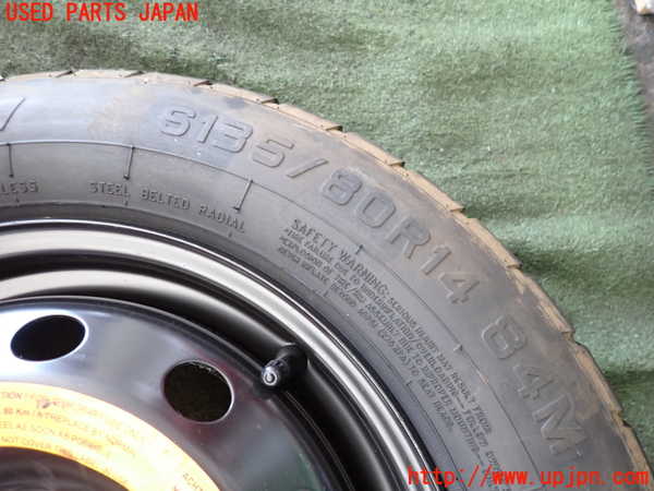 2UPJ-9230669601]フィアット・500(31209)スペアタイヤ1 S135/80R14 中古_2