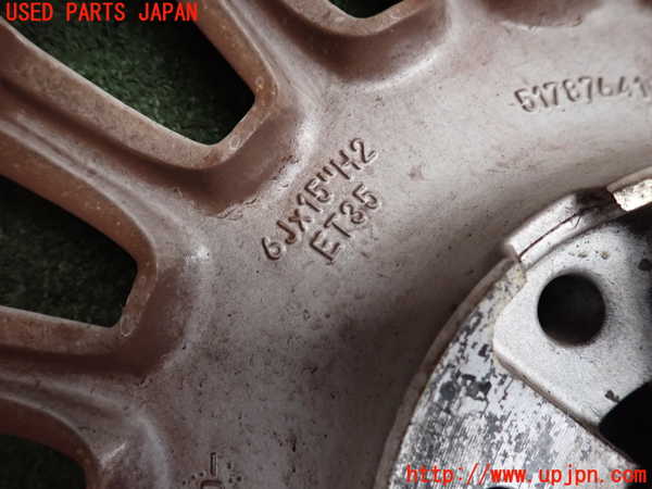 2UPJ-9230669026]フィアット・500(31209)タイヤ　ホイール　1本① 185/55R15 中古_4