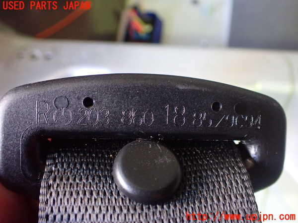 2UPJ-9230677155]ベンツCLK320(209365)右2列目シートベルト 中古_3