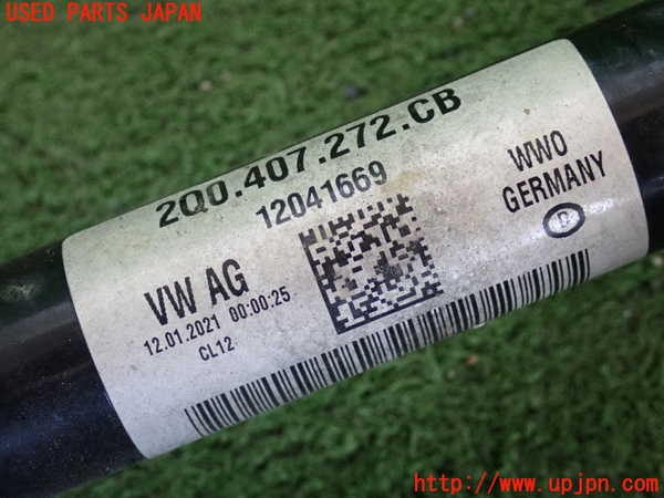 2UPJ-9230694010]VW ポロ(AWDKL)右フロントドライブシャフト 中古_3