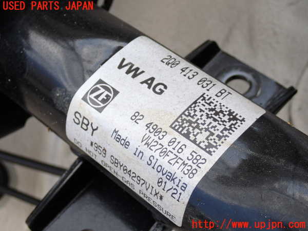 2UPJ-9230695015]VW ポロ(AWDKL)右フロントストラット 中古_3