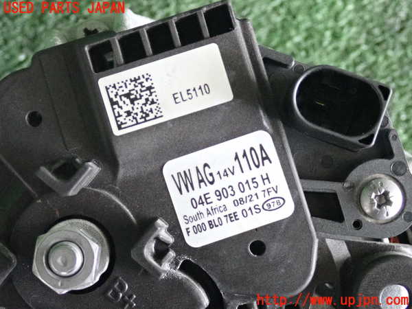 2UPJ-9230696015]VW ポロ(AWDKL)オルタネーター(ダイナモ) 中古_3