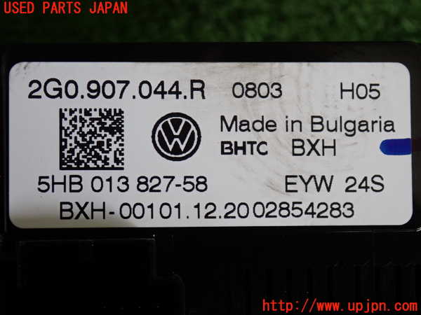2UPJ-9230696066]VW ポロ(AWDKL)エアコンスイッチ1 中古_3