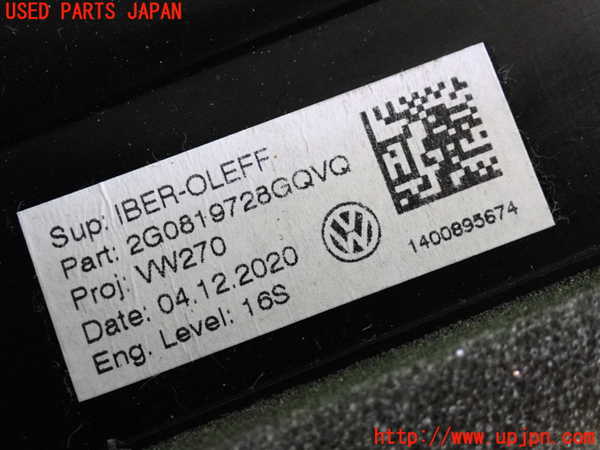 2UPJ-9230697528]VW ポロ(AWDKL)エアコン吹き出し口3 真中 中古_4