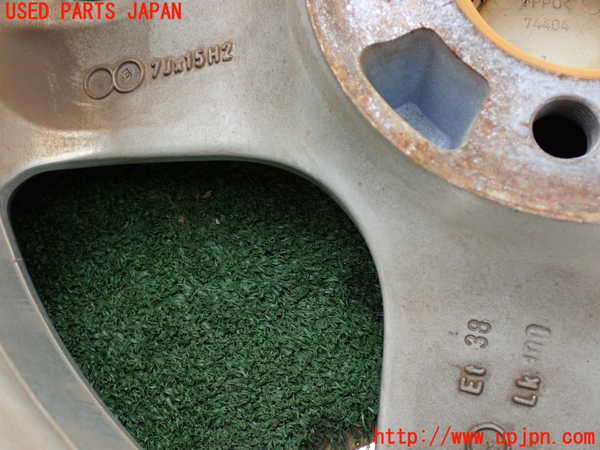 2UPJ-9230699025]VW ポロ(AWDKL)社外 タイヤ　ホイール　4本セット 185/65R15 中古_4