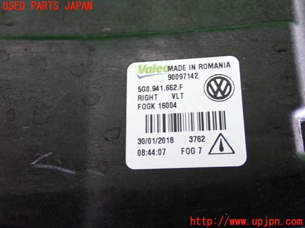 2UPJ-9230701180]VW ゴルフ(AUCJZ)右フォグ 中古_5
