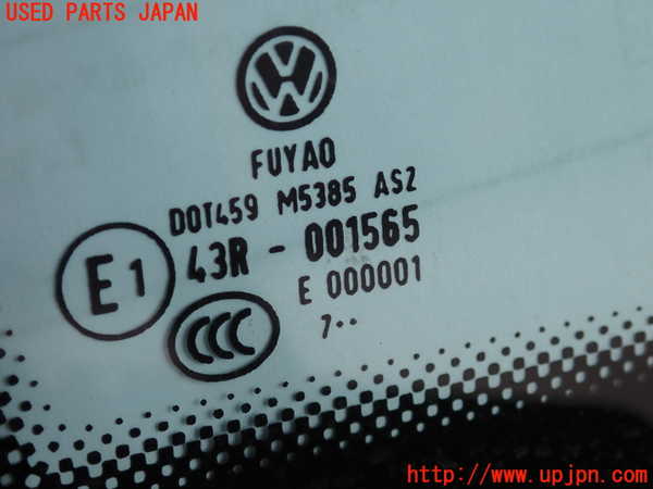 2UPJ-9230701200]VW ゴルフ(AUCJZ)右フロント三角窓ガラス (43R-001565) 中古_3