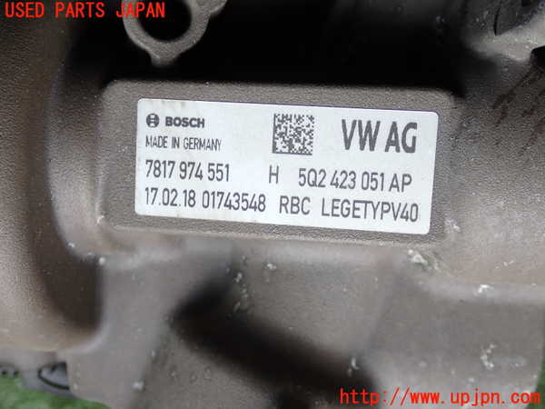 2UPJ-9230704235]VW ゴルフ(AUCJZ)パワステギアボックス 中古_5