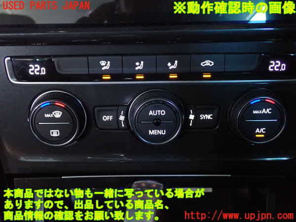 2UPJ-9230706066]VW ゴルフ(AUCJZ)エアコンスイッチ1 中古_5