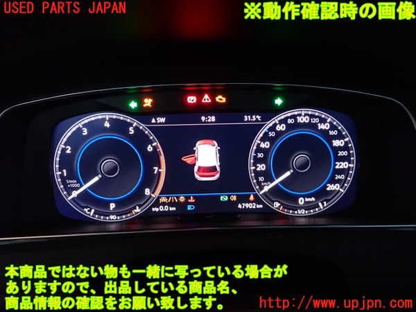 2UPJ-9230706170]VW ゴルフ(AUCJZ)スピードメーター 中古_5