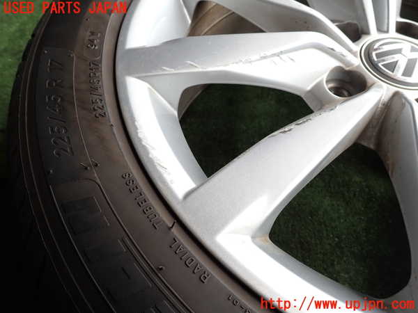 2UPJ-9230709036]VW ゴルフ(AUCJZ)タイヤ　ホイール　1本① 225/45R17 中古_2