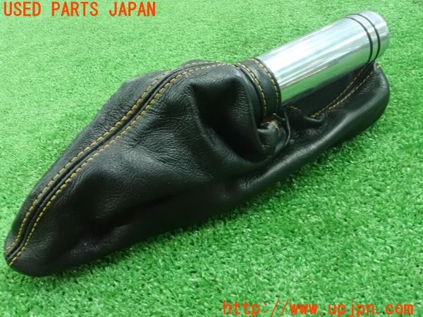 3UPJ=9230710615]アルファロメオ 147 GTA(937AXL)純正 サイドブレーキノブ ブーツ 中古_2