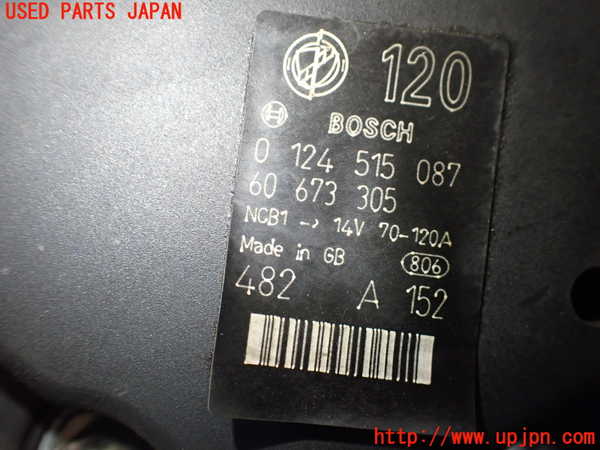 2UPJ-9230716015]アルファロメオ・147 GTA(937AXL)オルタネーター(ダイナモ) 中古_3