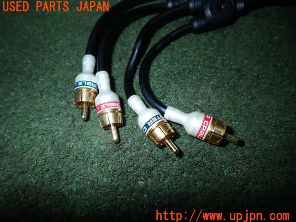 3UPJ=9230720550]BMW 135i(UC35 E82)前期 MONSTER CABLE モンスターケーブル RCAケーブル 2m 中古_2