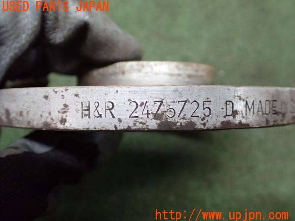 3UPJ=9230720969]BMW 135i(UC35 E82)前期 H&R 2475725 ホイールスペーサー 12.5mm PCD120 5穴 ハブ径72.5mm ロングボルト付き 中古_3