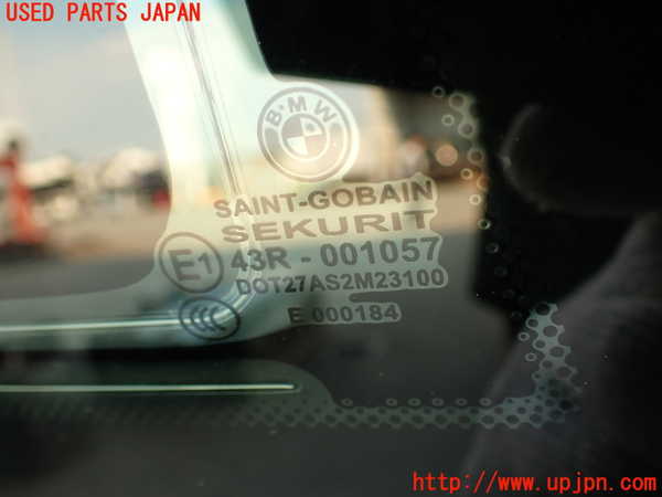 2UPJ-9230721380]BMW 135i クーペ(UC35)右クォーターガラス (43R-001057) 中古 (E82)_2
