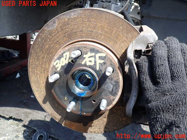 1UPJ-9230734290]エスティマハイブリッド(AHR10W)右フロントナックルハブ 中古_2