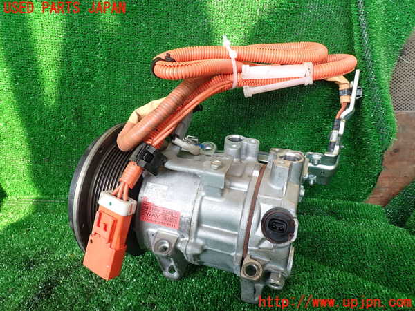 1UPJ-9230736025]エスティマハイブリッド(AHR10W)エアコンコンプレッサー 中古_2