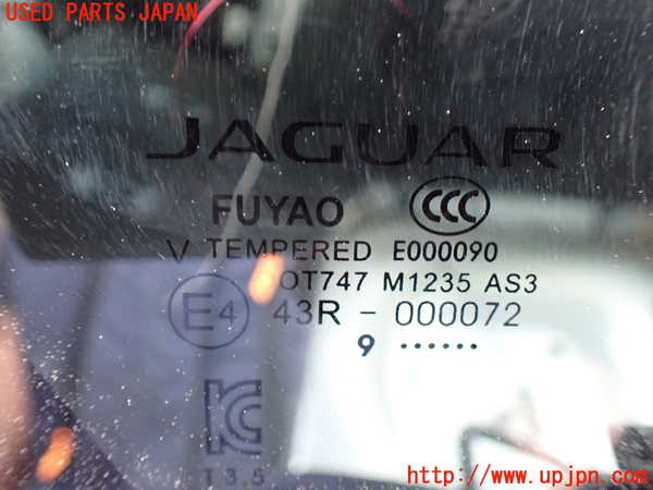 1UPJ-9230741382]ジャガー・Eペイス(DF2NA)左クォーターガラス M1235 中古_2