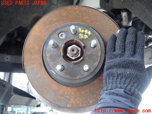 1UPJ-9230744305]ジャガー・Eペイス(DF2NA)左リアナックルハブ 中古_2