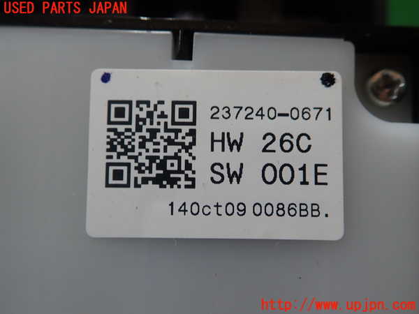 1UPJ-9230756306]レクサス・CT200h(ZWA10)スイッチ1 (メニュー) 中古_3