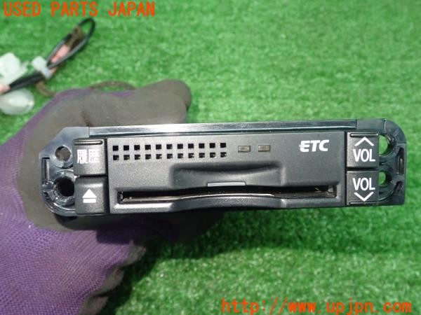 3UPJ=9230760503]エスティマ(ACR50W)前期 純正 ETC車載器 86980-48010/86990-28040 中古_3