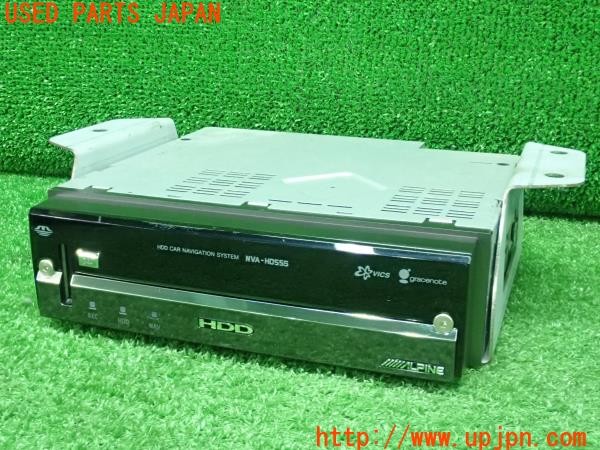 3UPJ=9230780504]ジャガー XJ(J12LA X351)ALPINE アルパイン NVA-HD55S HDDナビ 本体のみ 取付ステー付 中古_2