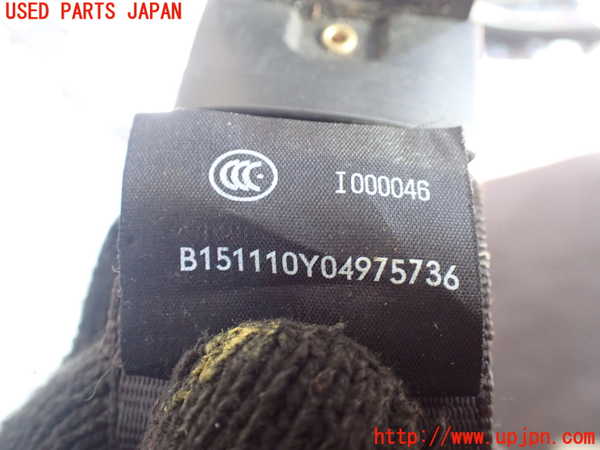 1UPJ-9230787135]ジャガー・XJ(J12LA)真中2列目シートベルト 中古_3