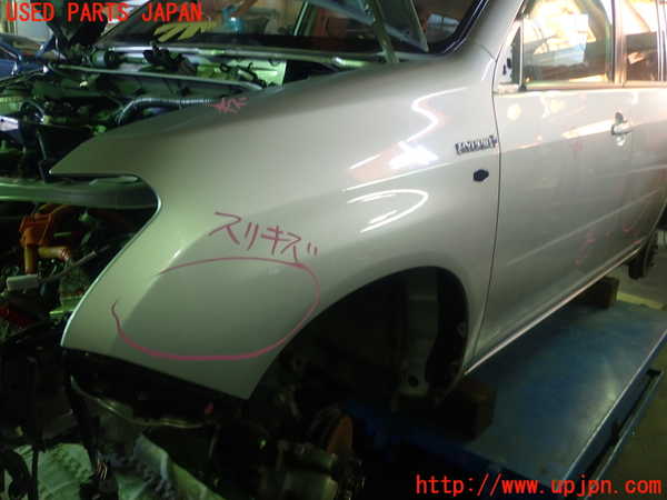 1UPJ-9230821082]サクシード バン ハイブリッド(NHP160V)左前フェンダー 中古_2