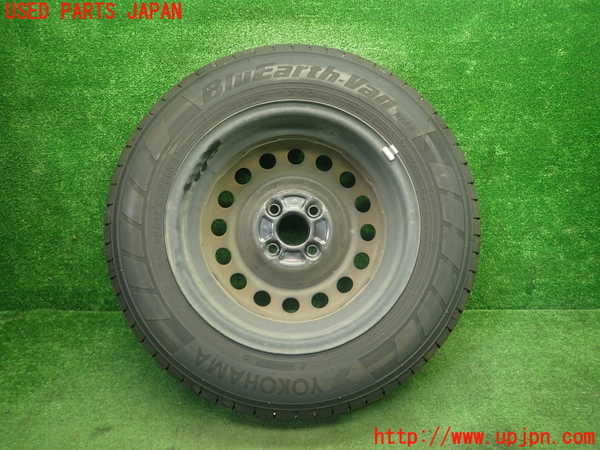 1UPJ-9230829023]サクシード バン ハイブリッド(NHP160V)タイヤ　ホイール　1本③ 155/80R14 中古_2