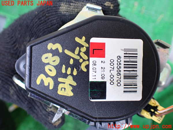1UPJ-9230837075]ランドローバー・フリーランダー2(LF32)助手席シートベルト 中古_3