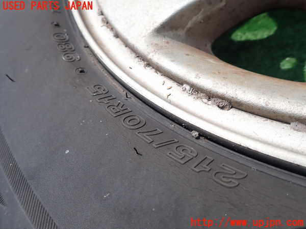 1UPJ-9230849029]ハイエースワゴン100系(KZH106W)タイヤ　ホイール　1本④ 215/70R15 中古_2