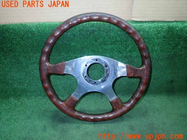 3UPJ=9230850617]ハイラックスサーフ(YN130G)ROYAL PRONTO ロイヤル プロント ステアリング 350mm ホーンボタン付き 中古_3