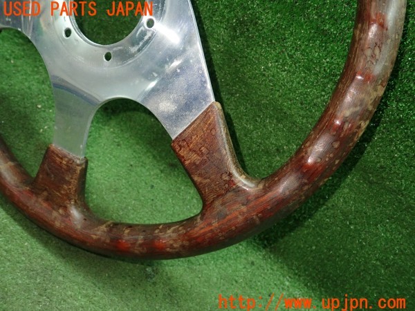 3UPJ=9230850617]ハイラックスサーフ(YN130G)ROYAL PRONTO ロイヤル プロント ステアリング 350mm ホーンボタン付き 中古_4