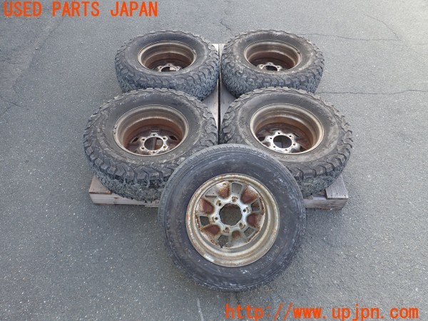 3UPJ=9230850916]ハイラックスサーフ(YN130G)社外 ホイール 15×6JJ +29? PCD139.7 6穴 5本 中古_4